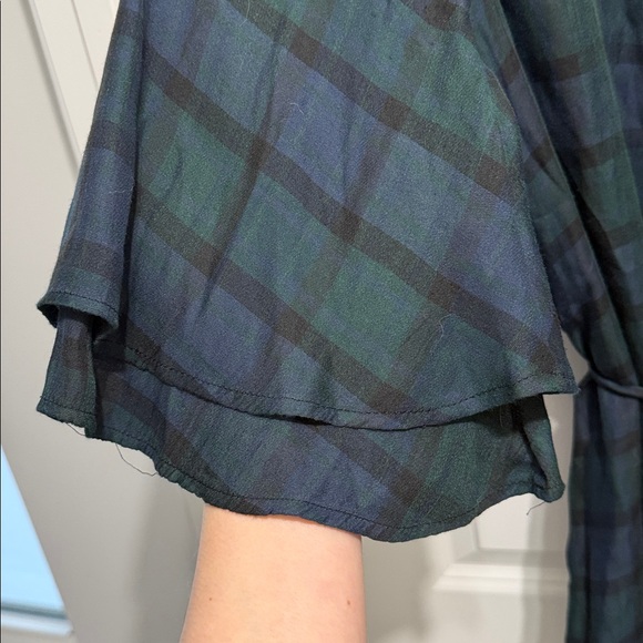 EUC. Small LOFT button down tie wait dress - Picture 6 of 10